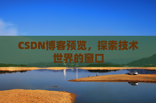CSDN博客预览，探索技术世界的窗口